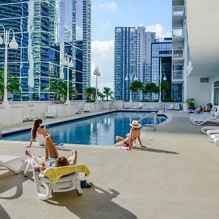 Luxury 2 Bedroom Apartment At Brickell With Pool Miami Exterior photo